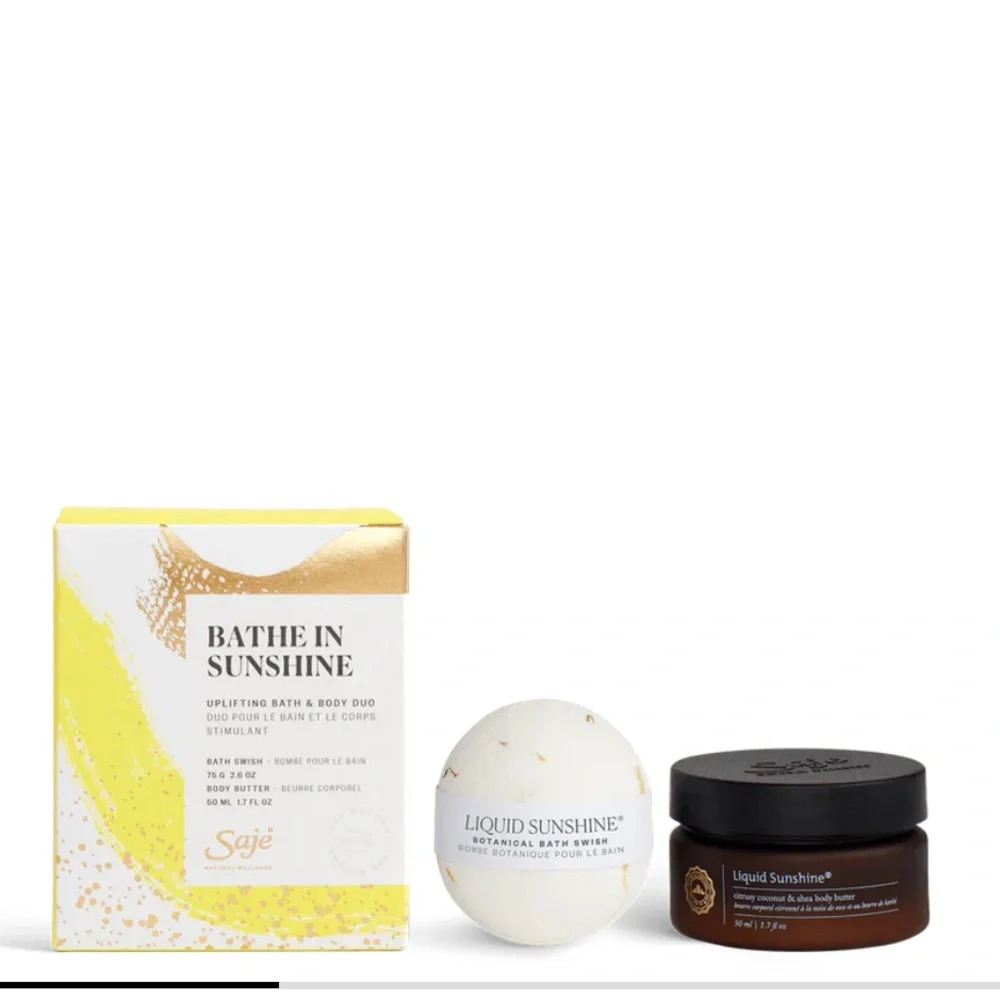 New Saje Bath in Sunshine bath & Body Duo with a bath bomb and body butter - Picture 3 of 7